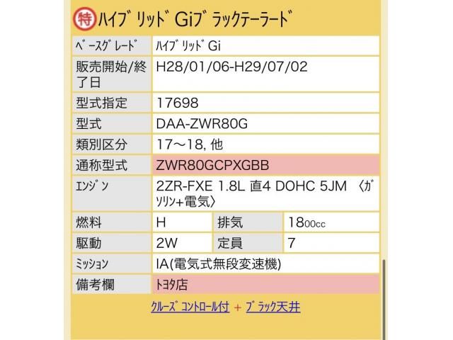 2016 TOYOTA ESQUIRE HYBRID for sale from Japan - ATCJapan-19465552